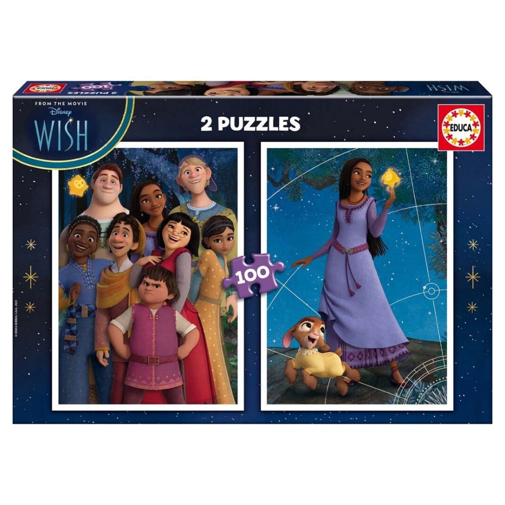 Educa: Disney Wish 2x100 Palaa