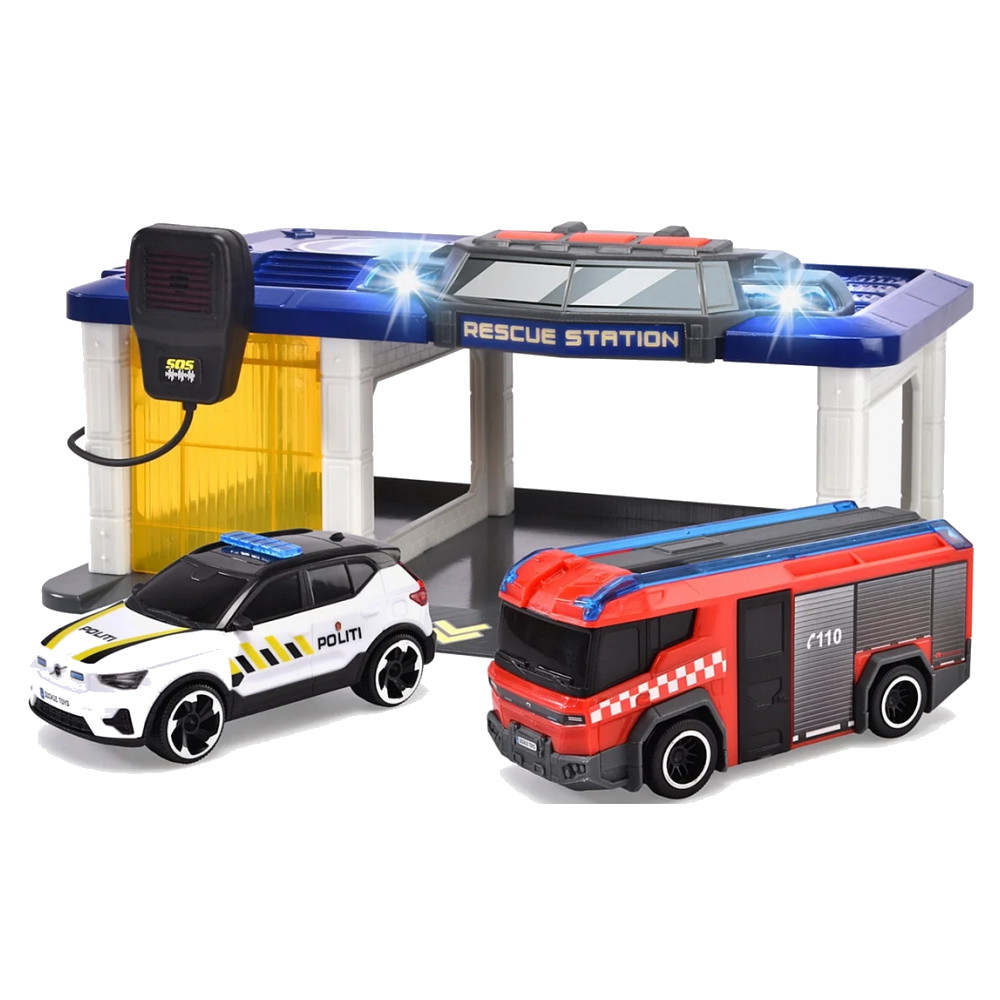 Rescue station with 2 vehicles