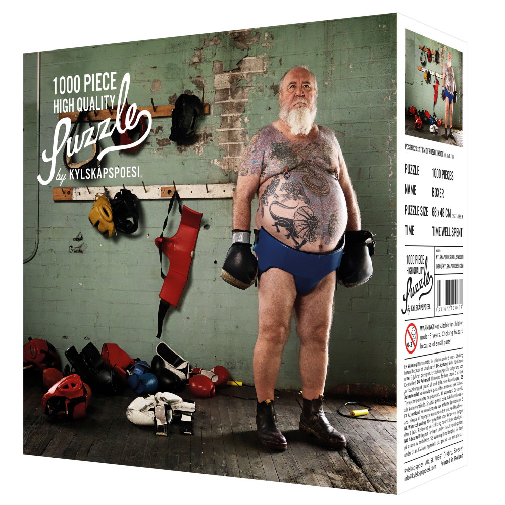 Kylskåpspoesi Pussel - Boxer 1000 Palaa