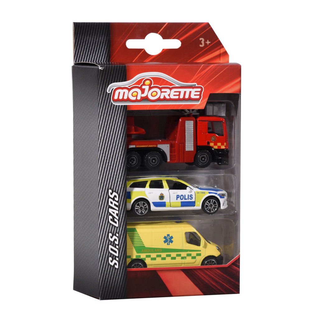 Swedish Emergency Vehicles 3-Pack