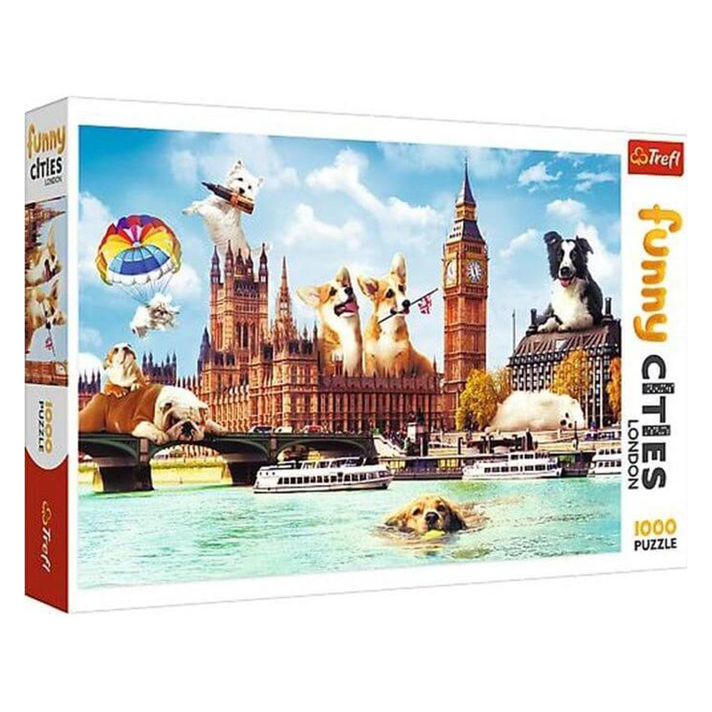 Trefl : Dogs in London 1000 Palaa