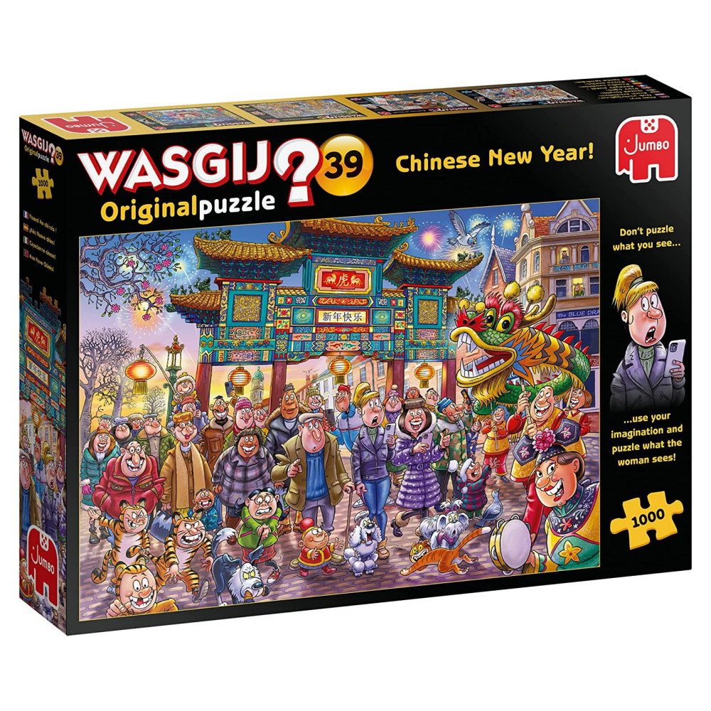Wasgij? Original #39 - Chinese New Year! 1000 Palaa