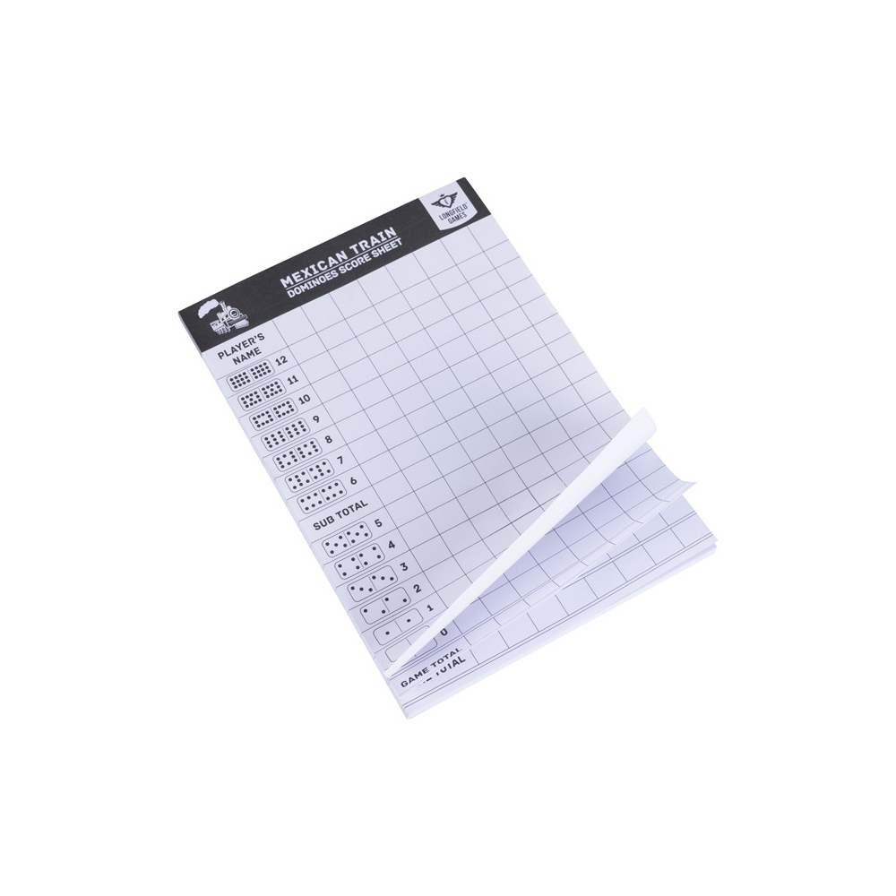 Mexican Train - scoring pad