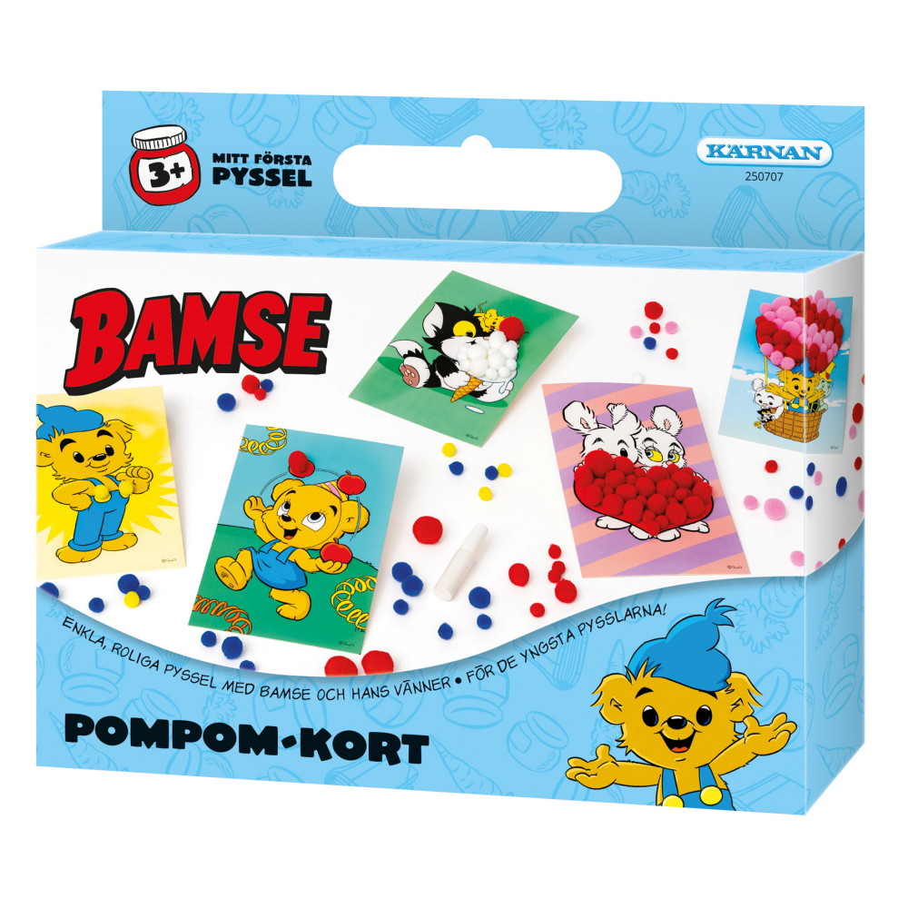Bamse - Pompom-askartelu
