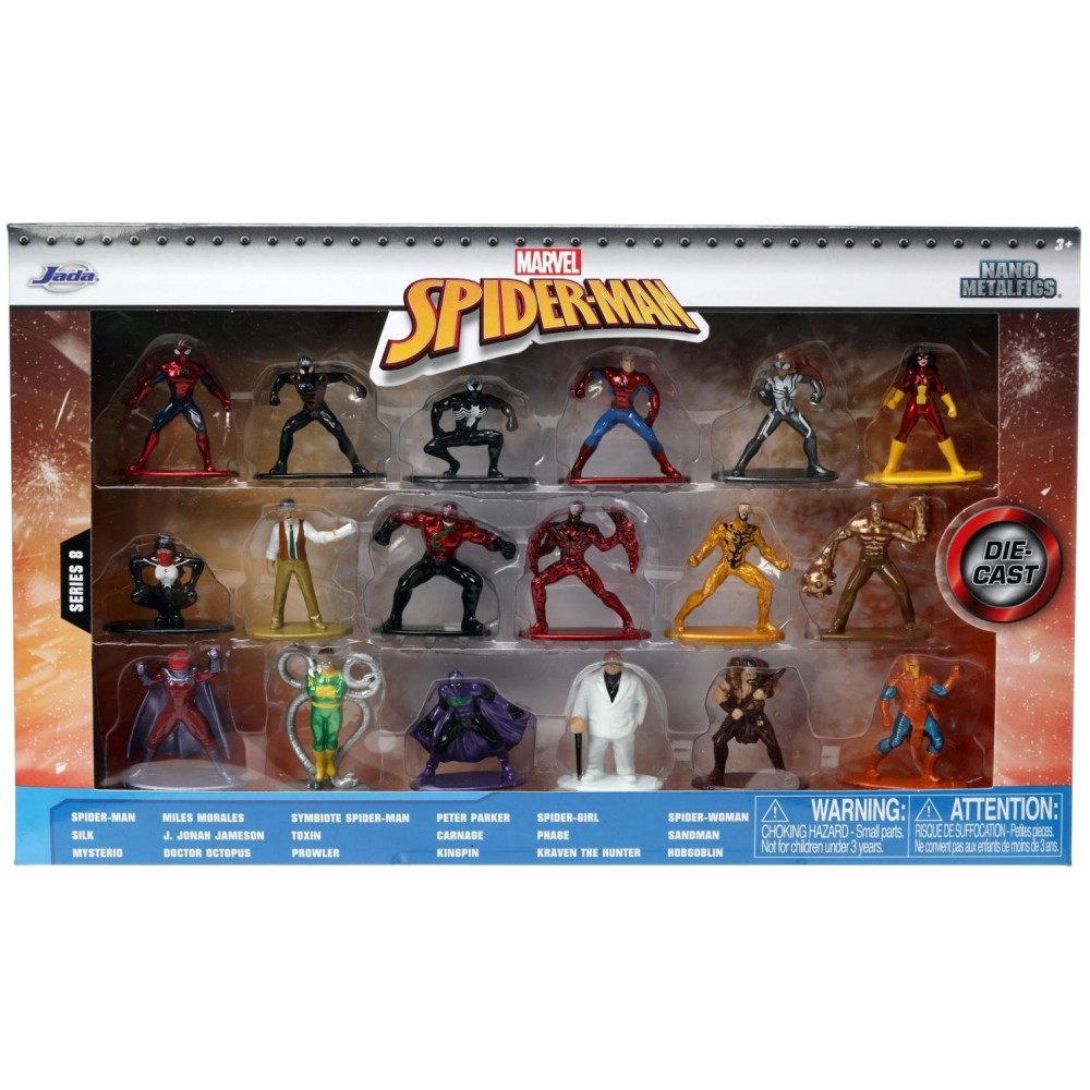 Marvel Spider-Man Multipack Nanometallifiguurit