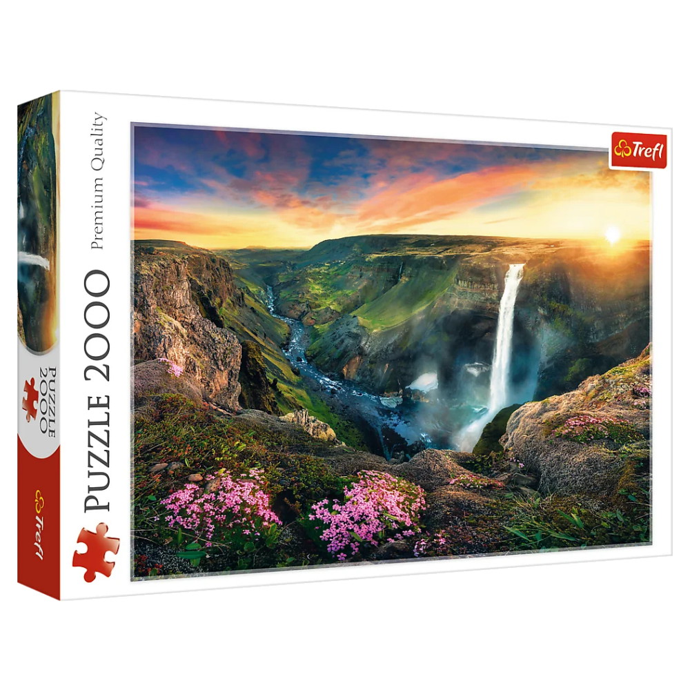 Trefl Háifoss Waterfall, Iceland 2000 Palaa