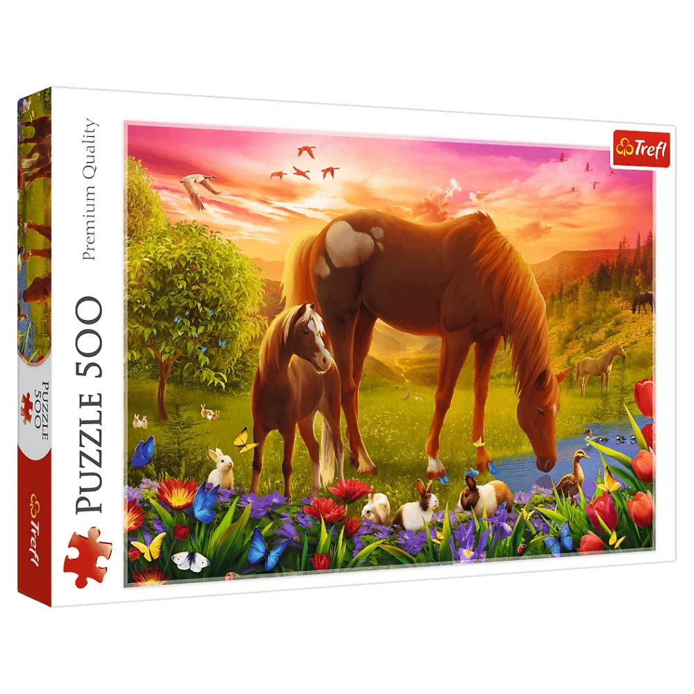 Trefl Hevoset niityllä 500 Palaa