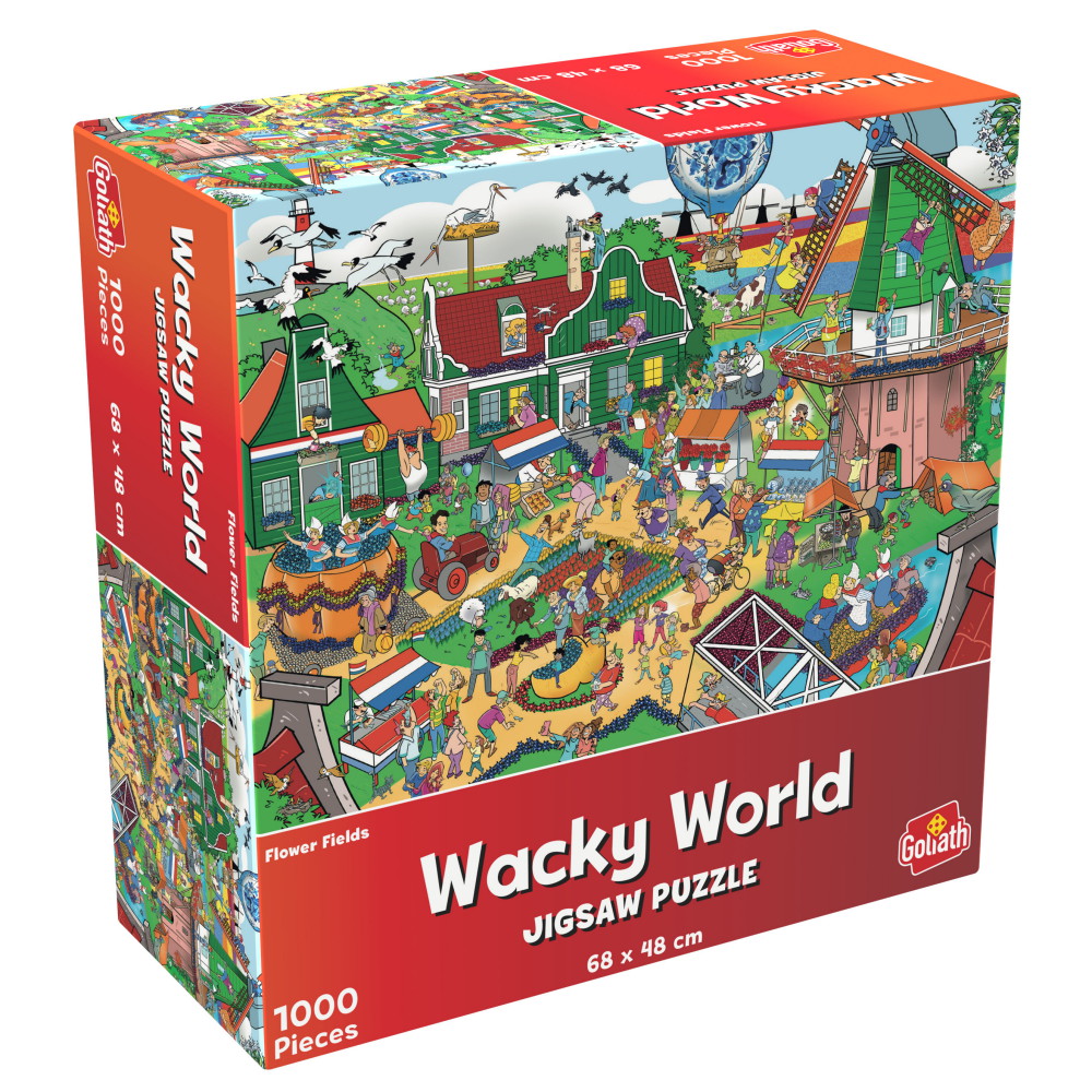 Wacky World: Dutch Flower Fields 1000 Palaa
