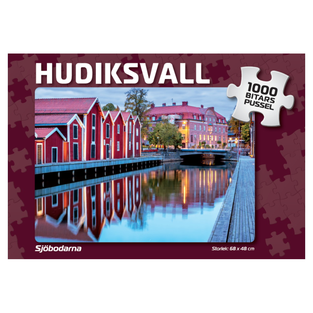 Palapeli: Hudiksvall Sjöbodarna 1000 Palaa