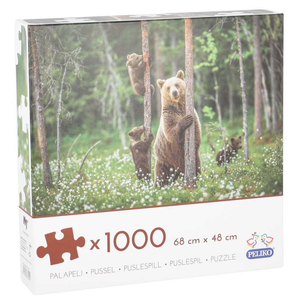 Peliko Karhu perhe 1000 Palaa