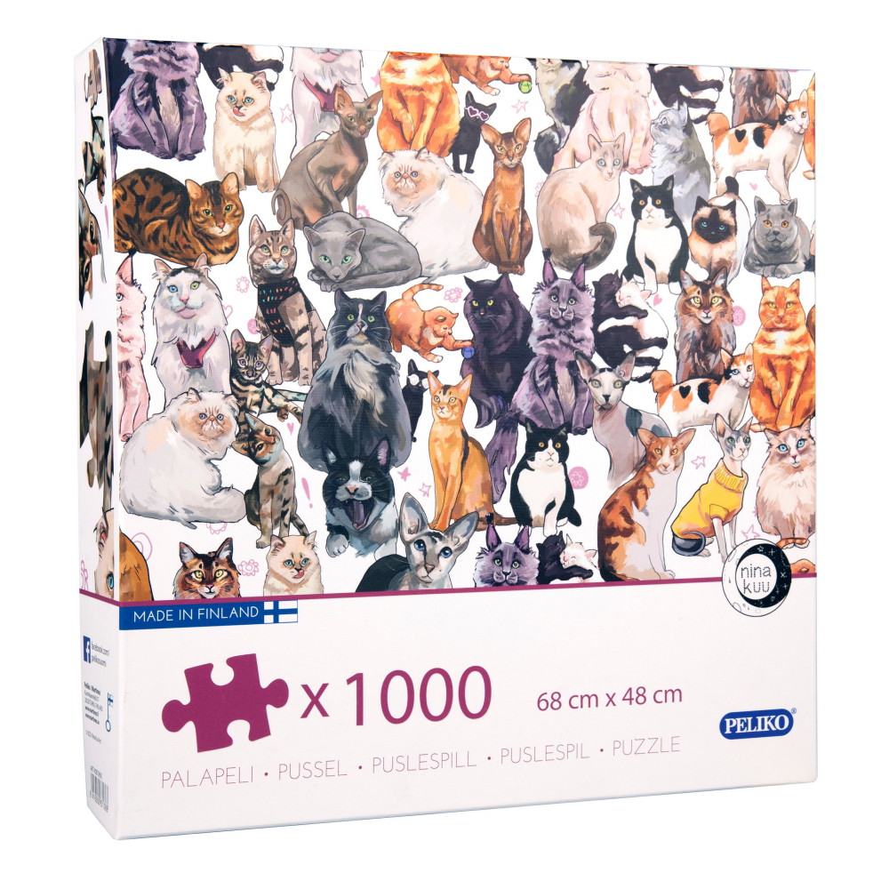 Peliko Kissat 1000 Palaa