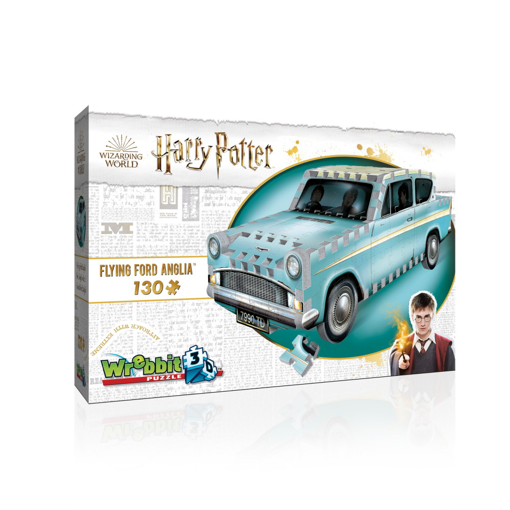 Wrebbit 3D - Harry Potter Flying Ford Anglia 130 palaa