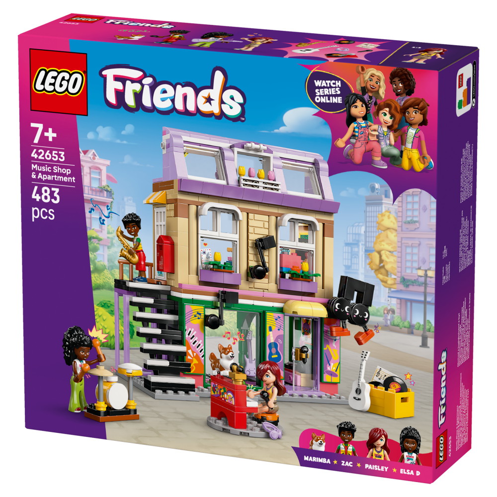 LEGO Friends - Musiikkikauppa ja asunto