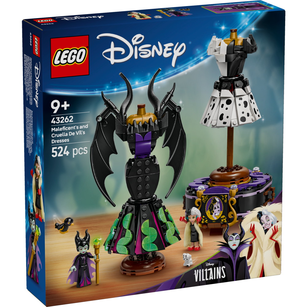 LEGO Disney - Maleficentin ja Cruella De Vilsin mekot
