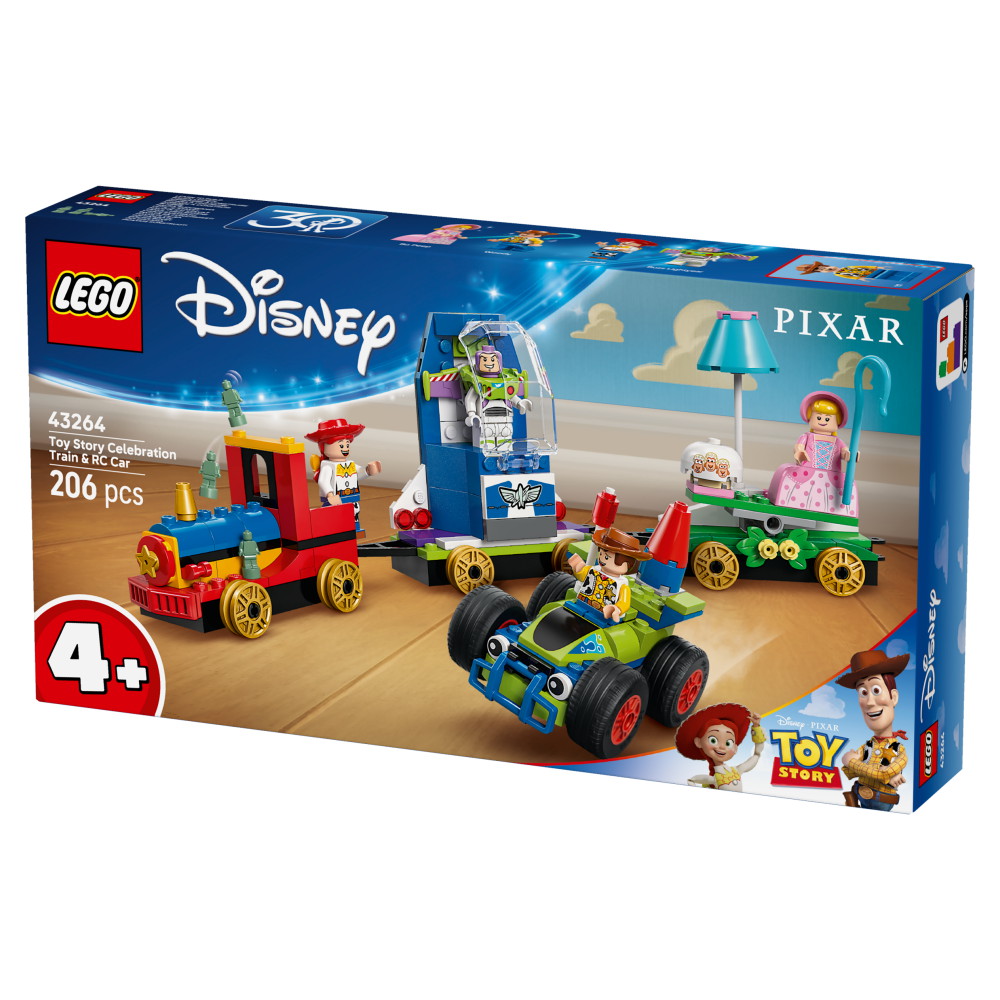 LEGO Disney - Toy Story -juhlavuoden juna ja radio-ohjattava auto