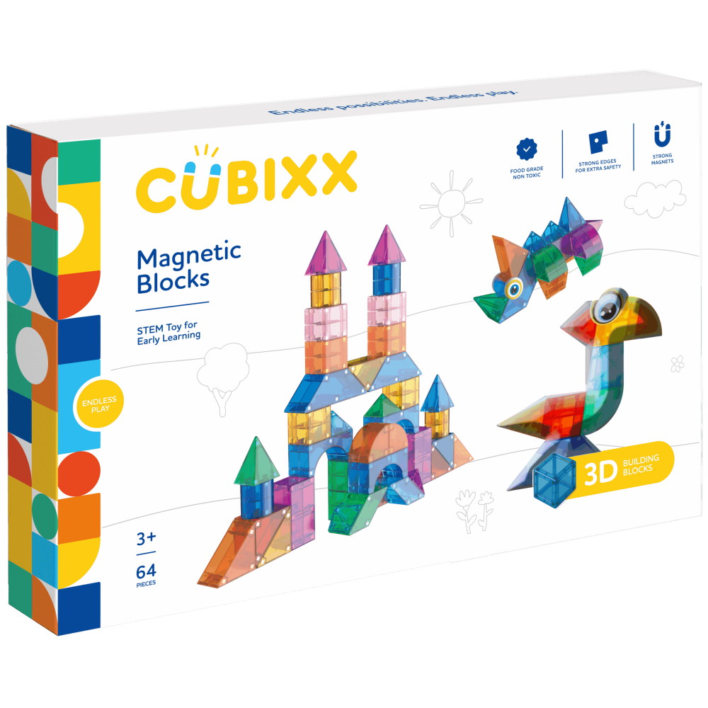 Cubixx - Magnetic Blocks 64 Palaa