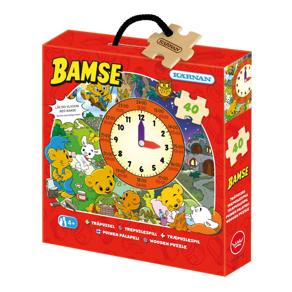 Kärnan Palapeli: Bamse Kello 40 palaa