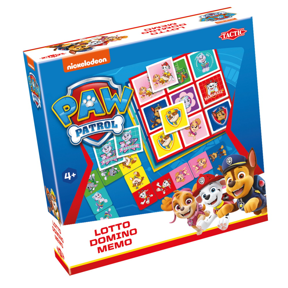 Paw Patrol - Lotto, Domino, Memo