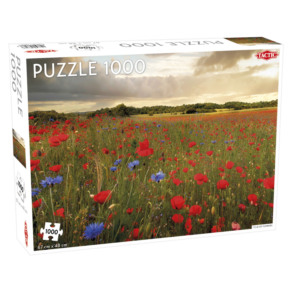 Tactic Palapeli: Field of Flowers 1000 Palaa