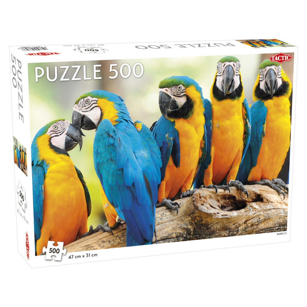 Tactic Palapeli: Parrots 500 Palaa