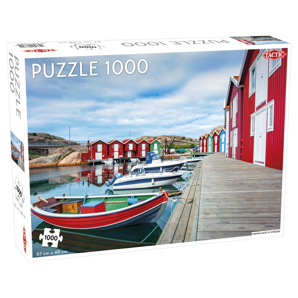 Tactic Palapeli: Fishing Huts in Smögen 1000 palaa