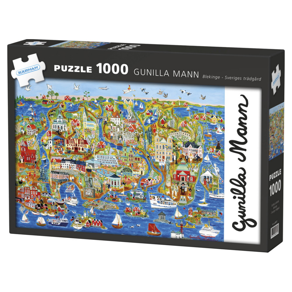 Kärnan Palapeli: Gunilla Mann, Blekinge - Sveriges Trädgård 1000 Palaa