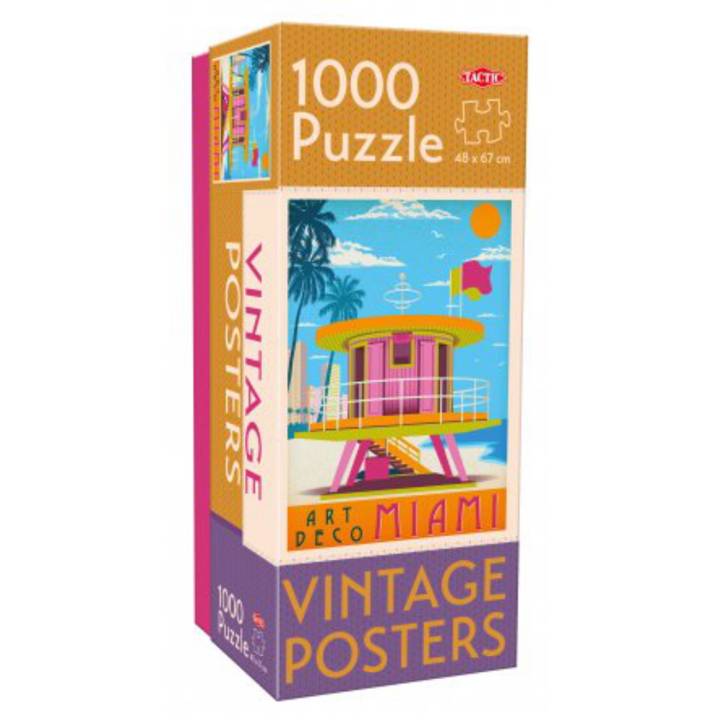 Tactic Palapeli: Vintage Miami 1000 Palaa