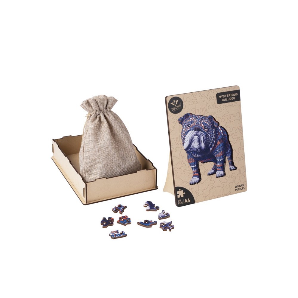 Puzzle A4 Bulldog - 85 pieces
