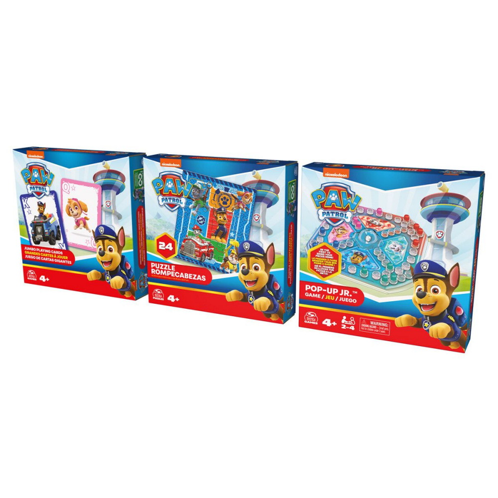 Paw Patrol 3 Pack Games Bundle