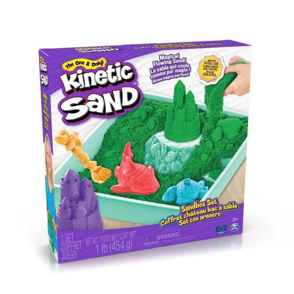 Kinetic Sand Sandbox Set - Green