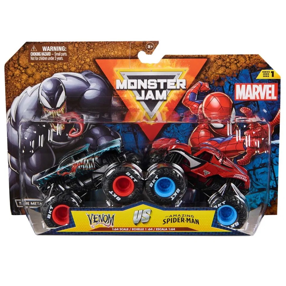 Monster Jam 1:64 - Spider Man VS Venom