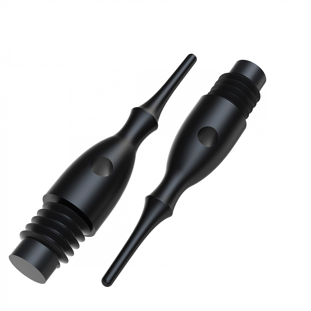 Bull's Mega Point Tips Short - 100-pack black