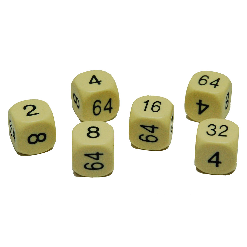 Backgammon Doubling Die 16 mm 1-pakkaus