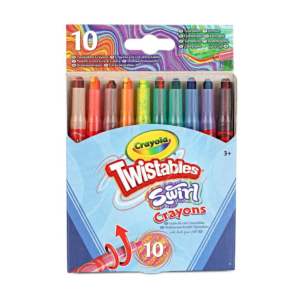 Crayola Swirl Mini Twistable Crayons 10 pc