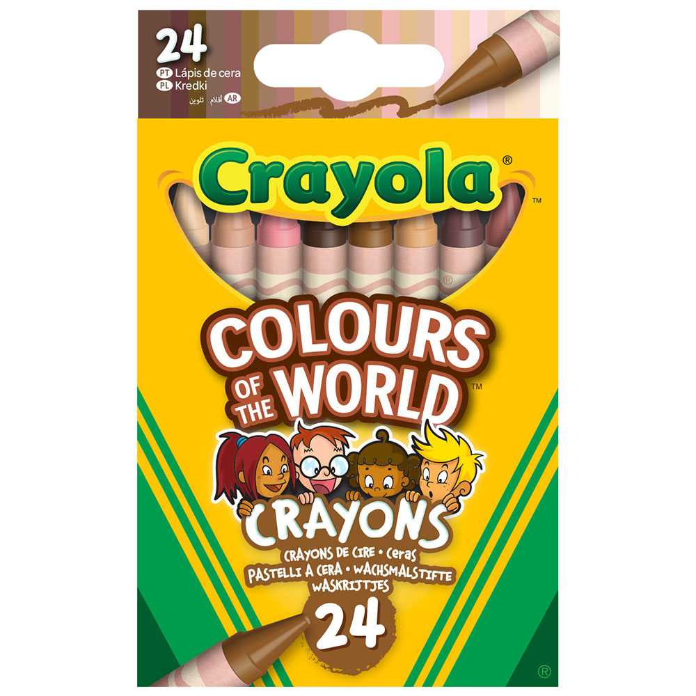 Crayola Colours Of The World Crayons 24 pc