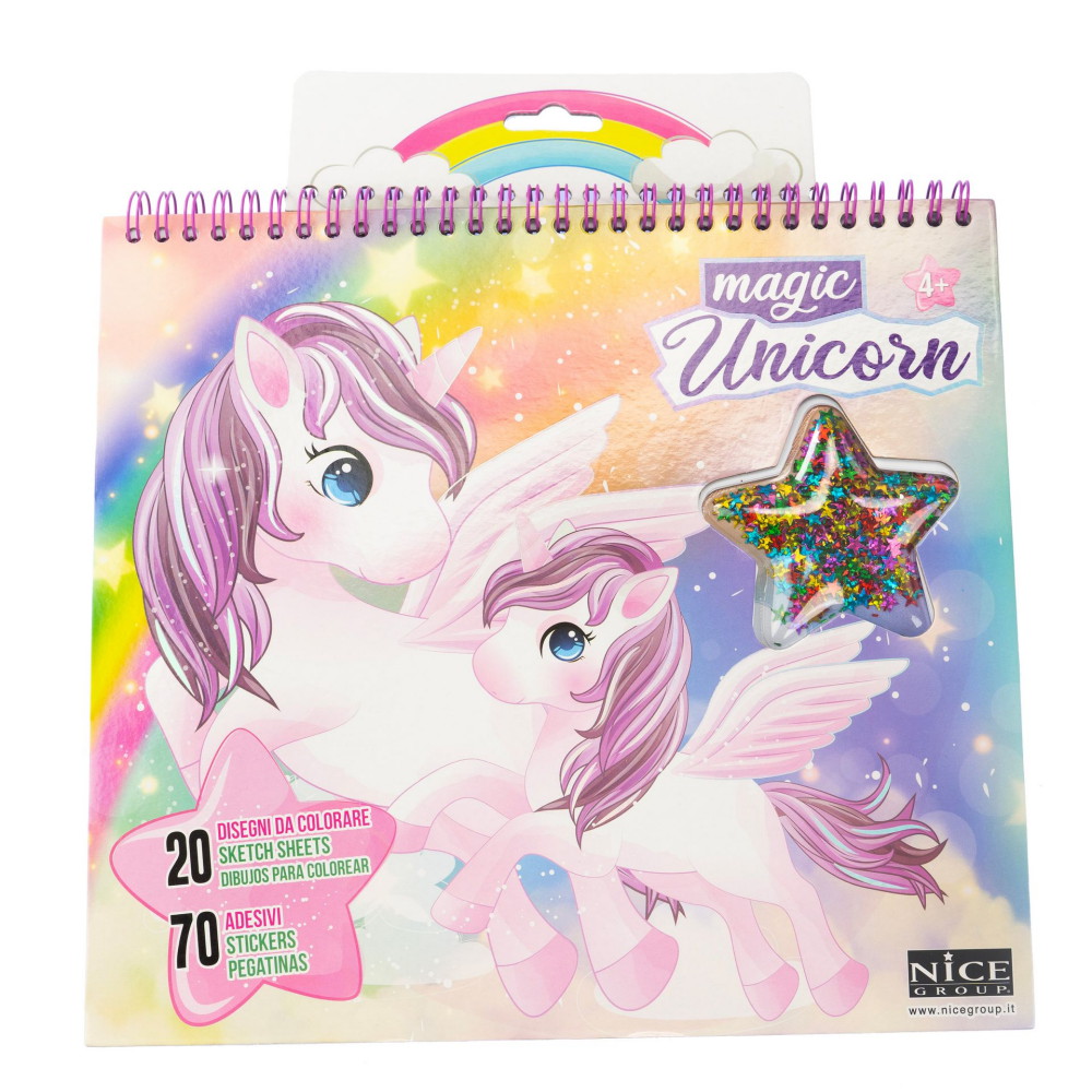 Girabrilla Maaginen Yksisarvisen Värityskirja