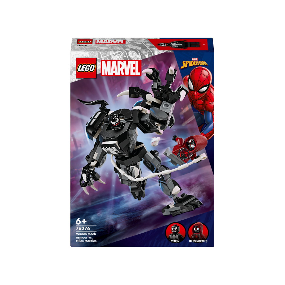 LEGO Marvel - Venomin robotti-asu taistelee Miles Moralesia vastaan