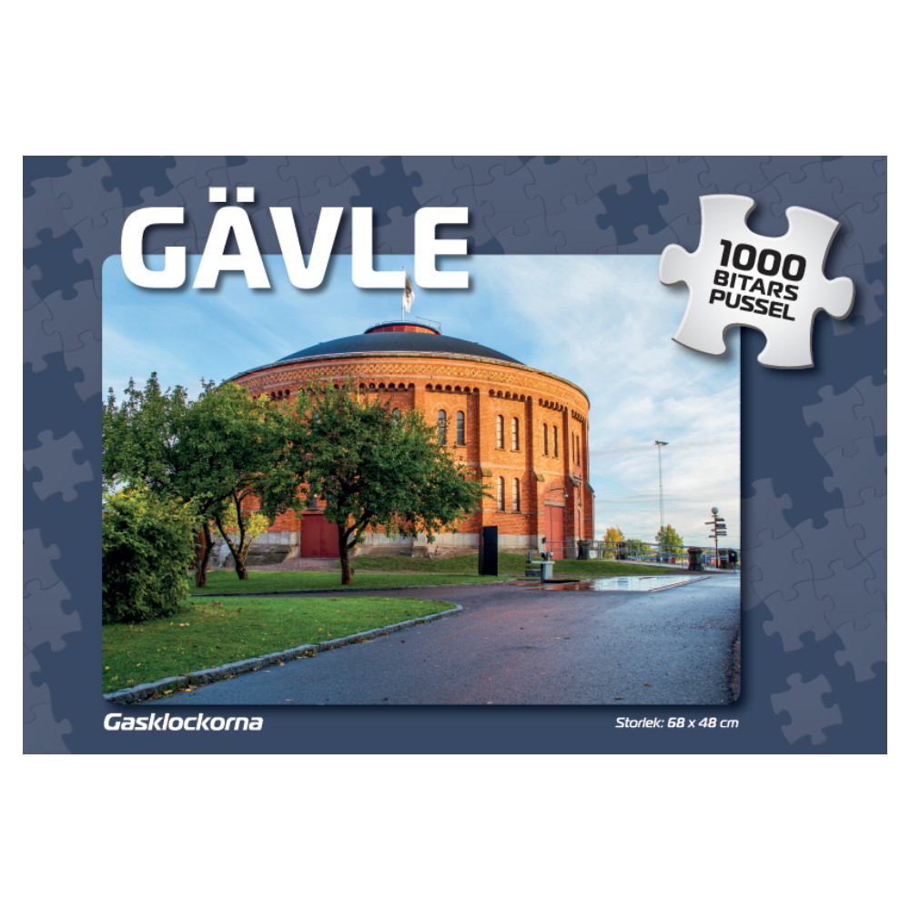 Palapeli: Gävle Gasklockorna 1000 Palaa