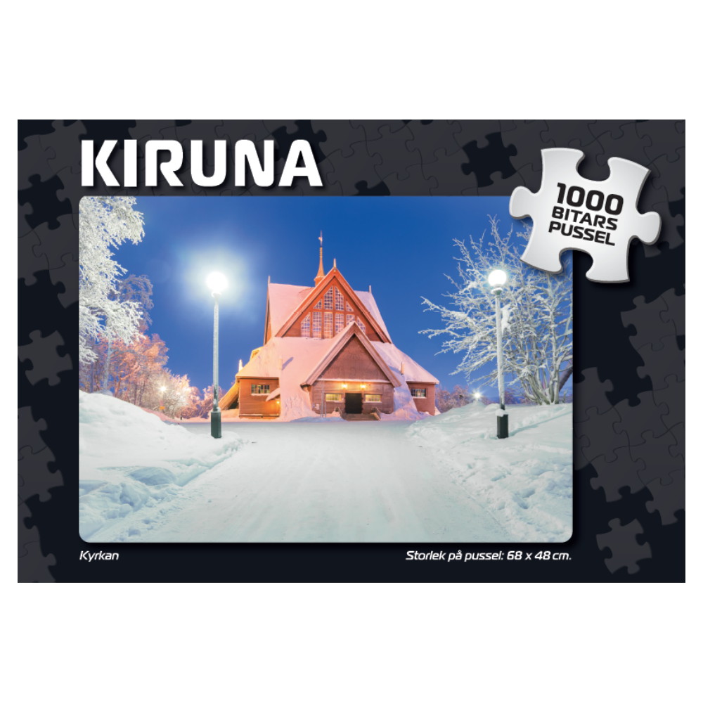 Palapeli: Kiruna Kyrkan 1000 Palaa