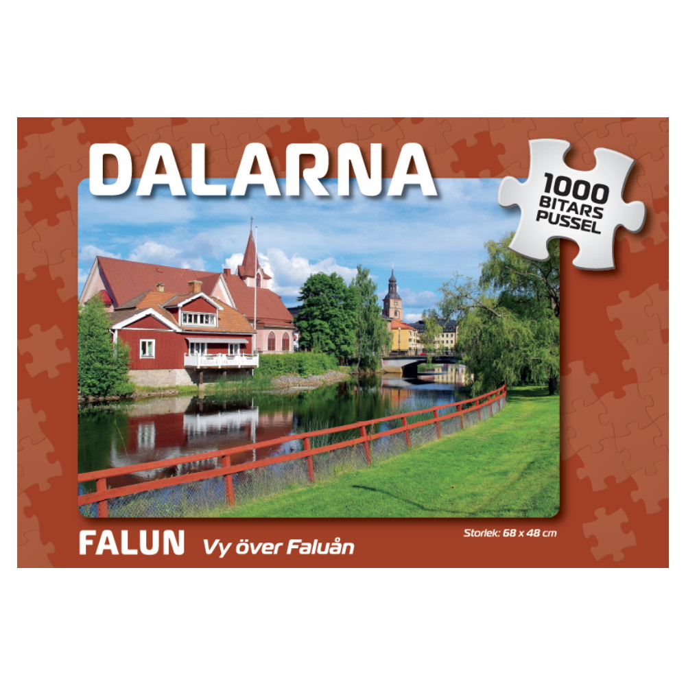 Palapeli: Falun Vy över Faluån 1000 Palaa