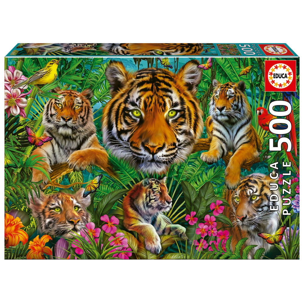 Educa Tiger Jungle 500 Palaa