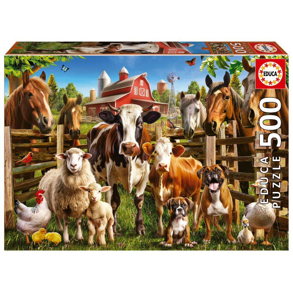 Educa Farmyard Buddies 500 Palaa