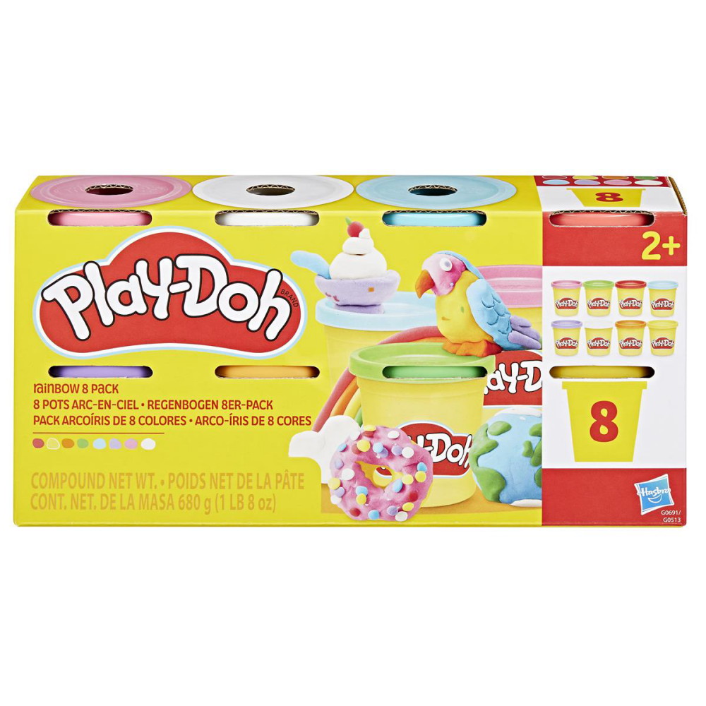 Play-Doh Sateenkaari 8-Pakkaus