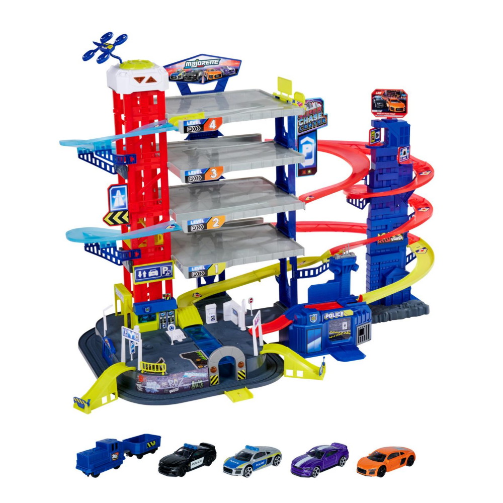 Majorette Superkilpailukeskus 5 Ajoneuvolla