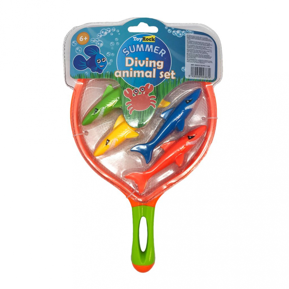 Diving Shark and Net