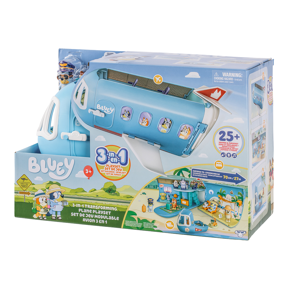 Bluey Convertible Plane