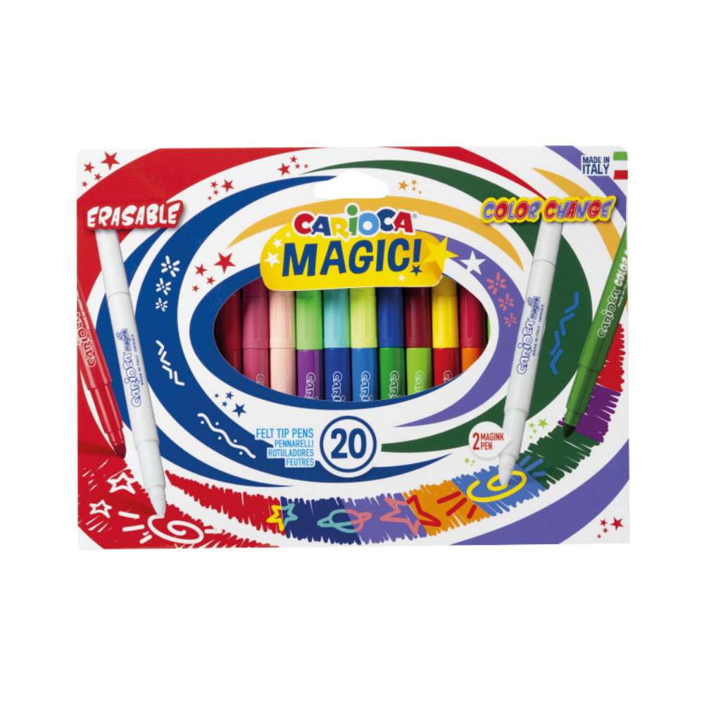 Carioca Magic Felt Tip Pens 20 st