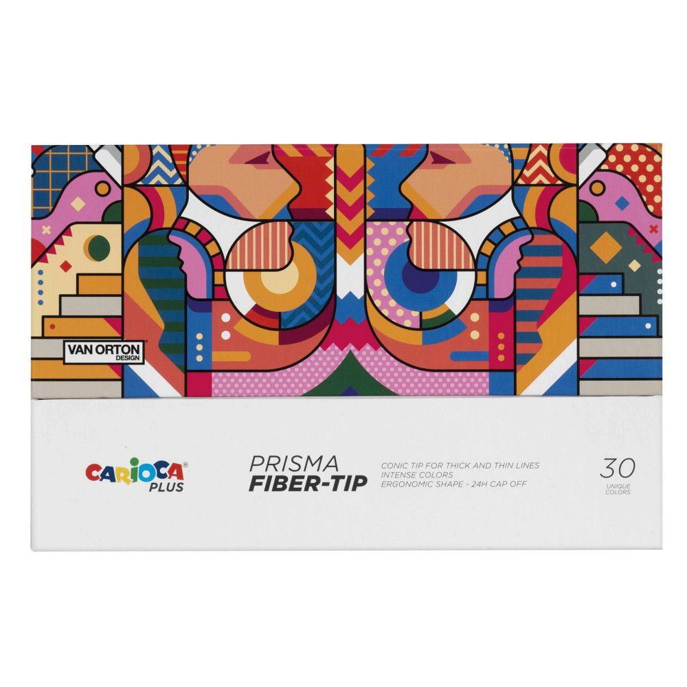 Carioca Plus Prisma Fiber-Tip 30 st