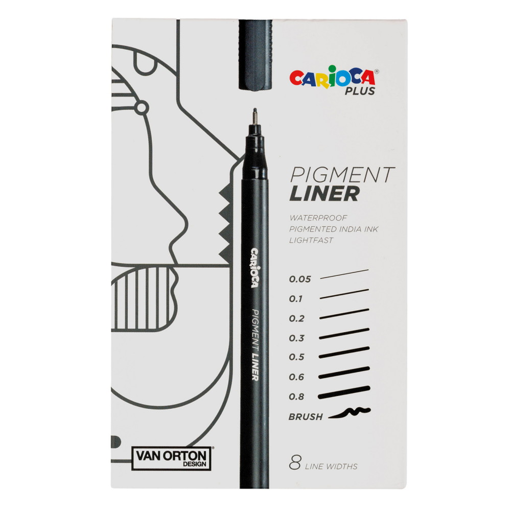 Carioca Plus Pigment Liner 8 st