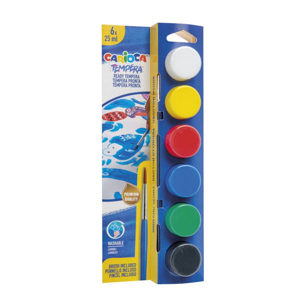 Carioca Tempera 6 x 25 ml